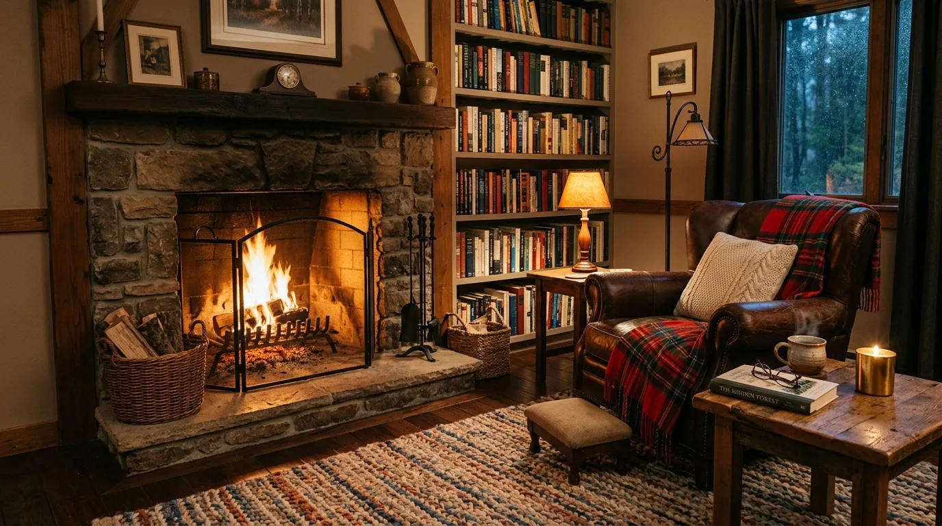 Let art or decor stay minimal so the nook feels calm inspiration for a reading nook.